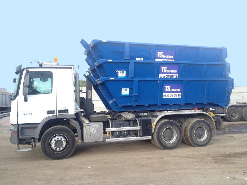 Location de camion benne 15 tonnes - professionnels - Béthune,  Nord-Pas-De-Calais (59,62)